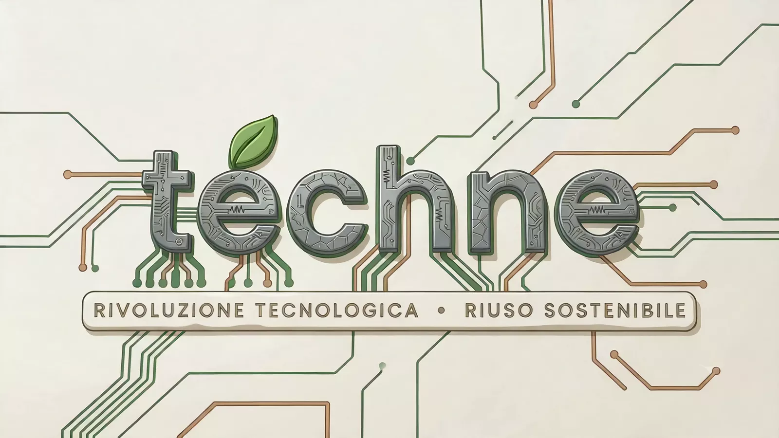 Banner Téchne: rivoluzione tecnologica, riuso sostenibile